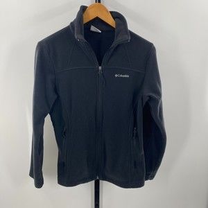 Columbia classic fleece full zip black size‎ S